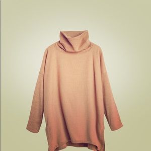 Cuyana Baby Alpaca Oversized Turtleneck Sweater